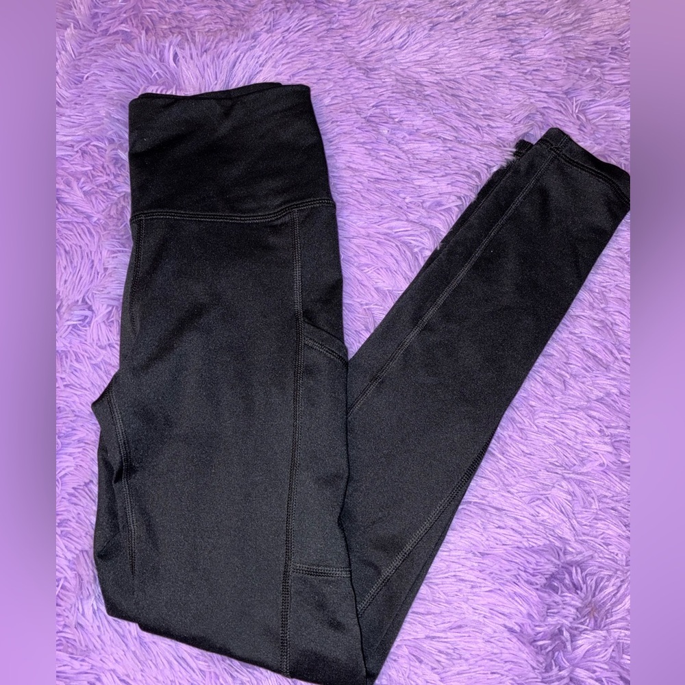 OFFLINE by Aerie Black Ankle Leggings Women’s S Athletic Stretch Pockets